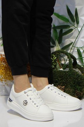 کفش اسنیکر سفید زنانه بند دار U.S. Polo Assn. - کد 862049960