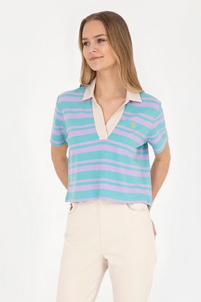 پولوشرت رنگی زنانه پارچه ای U.S. Polo Assn. - کد 832696578