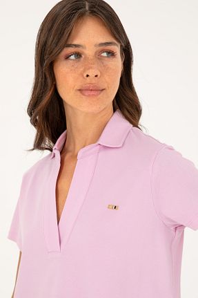 پولوشرت صورتی زنانه پارچه U.S. Polo Assn. - کد 846671830