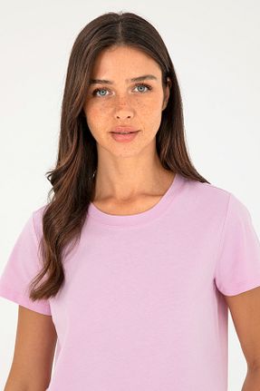 تیشرت صورتی زنانه رگولار U.S. Polo Assn. - کد 846123363