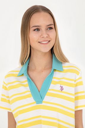 پولوشرت رنگی زنانه پارچه ای U.S. Polo Assn. - کد 832722892