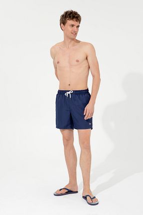 شلوارک ساحلی سرمه ای مردانه بافتنی U.S. Polo Assn. - کد 847478266