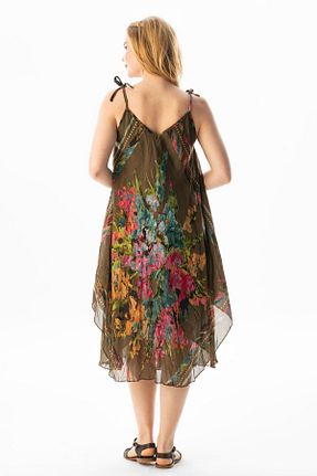 لباس خاکی زنانه بافتنی Eliş Şile Bezi - کد 277636985