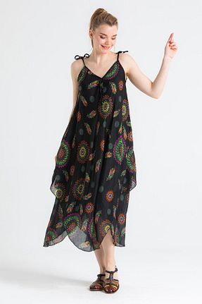 لباس مشکی زنانه بافتنی Eliş Şile Bezi - کد 778494664