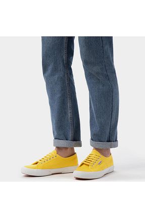 کفش اسنیکر زرد زنانه بند دار Superga - کد 797193959
