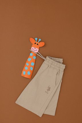 شلوارک و برمودا خاکی بچه گانه رگولار U.S. Polo Assn. - کد 859274297