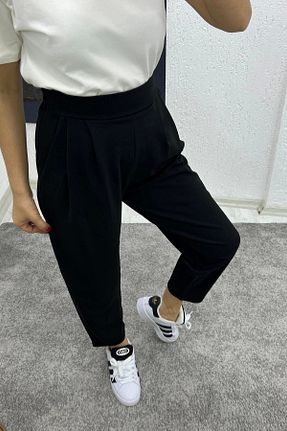 شلوار مشکی زنانه پارچه İrka Moda - کد 794145161