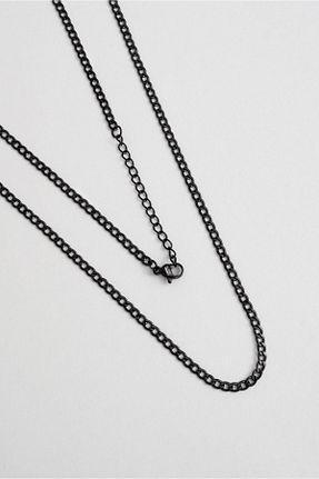 گردنبند استیل ( فولاد ) مشکی زنانه استیل ضد زنگ So Chic - کد 861948033