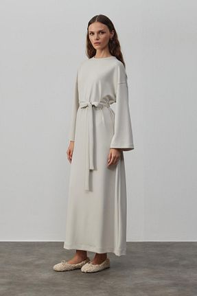 لباس طوسی زنانه بافتنی Moca - کد 862110457