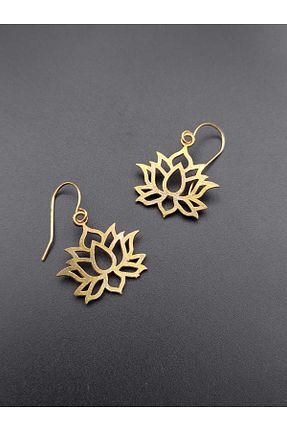 گوشواره جواهر طلائی برنجی TAKİBUTİGİNİZ - کد 862107979