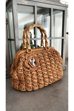 کیف دستی قهوه ای زنانه سایز متوسط GÜLHOBY - کد 862108132