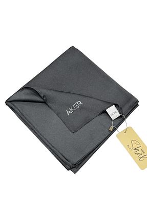 روسری طوسی پلی استر Aker - کد 790281689