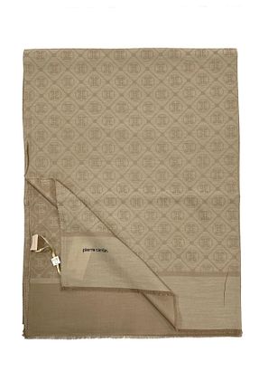 شال طلائی زنانه پنبه ای Pierre Cardin - کد 769984051