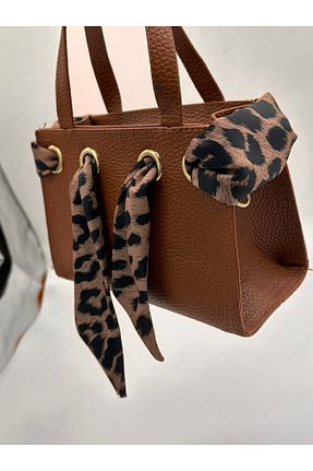 کیف مجلسی قهوه ای زنانه چرم مصنوعی Bymiel - کد 862117560