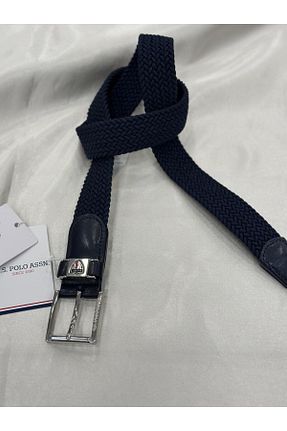کمربند سرمه ای زنانه چرم خالص U.S. Polo Assn. - کد 862116036