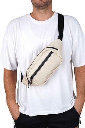 کیف کمری بژ زنانه پارچه ای Captain Bag - کد 861250072