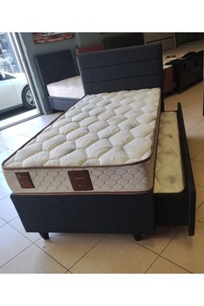 تختخواب جک دار طوسی دو نفره Niva Baza - کد 862125041