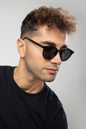 عینک آفتابی مشکی مردانه 50 DENS - کد 923666993