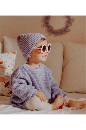 پلیور بنفش بچه گانه ساده Nimini Kids - کد 770967596