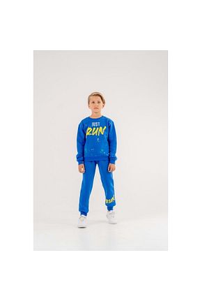 ست گرمکن آبی بچه گانه پاچه کش دار coppa kids - کد 862083391