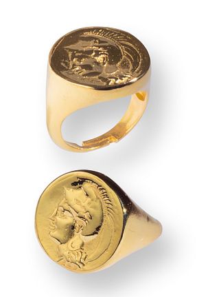 انگشتر نقره طلائی مردانه 925 عیار Lucente Jewellery - کد 793504706