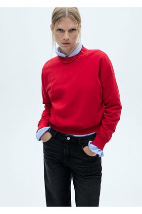شلوار جین مشکی زنانه رگولار MANGO - کد 852846080