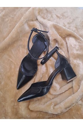 کفش مجلسی مشکی زنانه چرم لاکی ARZUM SHOES - کد 862202048