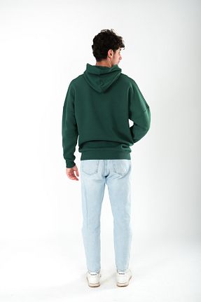 سوئیشرت سبز مردانه چاپی Coredra - کد 860784430