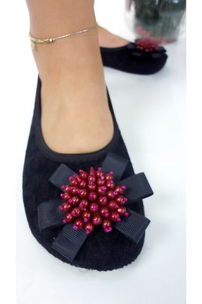 پاندوف مشکی زنانه پارچه ای CEYDA SHOES - کد 862202489