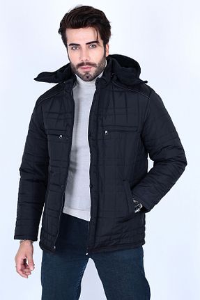 پالتو پشمی مشکی مردانه رگولار HeviStor - کد 862206965