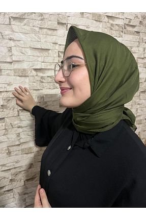 روسری خاکی پنبه ای HE TESETTÜRGİYİM - کد 862234098