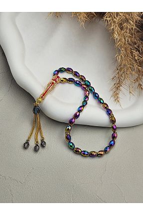 تسبیح رنگی سنگ طبیعی Aura - کد 862243263