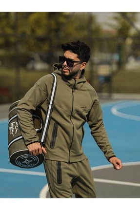 ست بالاتنه و پائین تنه خاکی مردانه جین LEGAN - کد 862288060