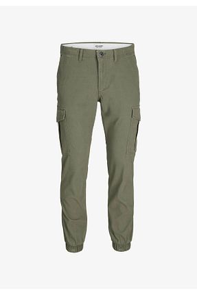شلوار سبز مردانه پارچه Jack & Jones - کد 862318024