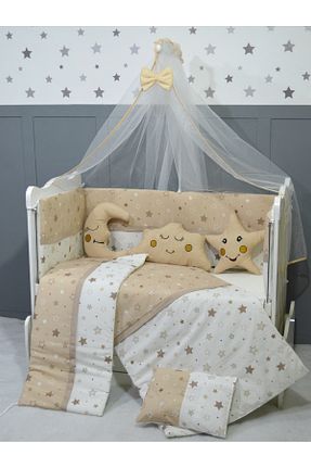 ست لحاف و روکش لحاف و روکش بالش کودک و نوزاد بژ 60 x 120 FISTIK BEBE - کد 805668930
