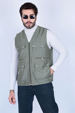 جلیقه سبز مردانه رگولار Reform - کد 862317399
