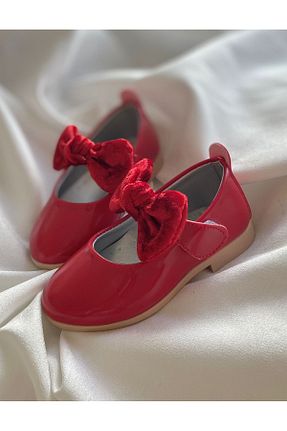 بابت قرمز بچه گانه چرم لاکی Görkem bebe ayakkabı ve tekstil - کد 862329602