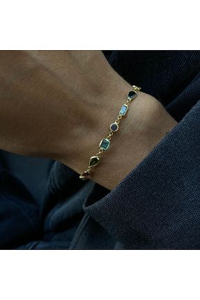 دستبند نقره رنگی زنانه 925 عیار GÜLŞAH SEZER - کد 862331151