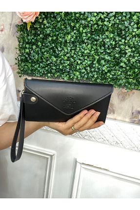 کیف پول مشکی زنانه ابعاد بزرگ Baykuş Boutique - کد 862329649