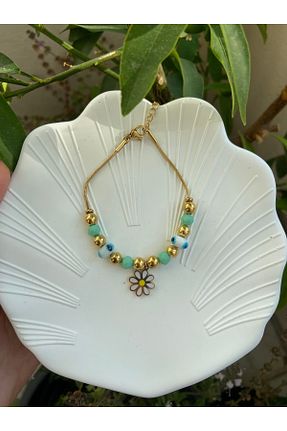دستبند استیل (فولاد) طلائی زنانه استیل (فولاد) Anetta Jewelry - کد 862332208