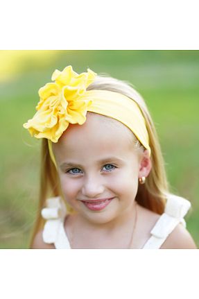 باندانا زرد پنبه ای Babygiz - کد 862332217