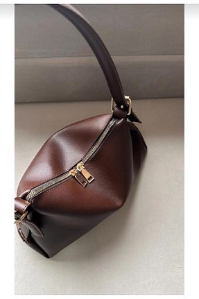 کیف دوشی قهوه ای زنانه چرم مصنوعی Butik - کد 862342086
