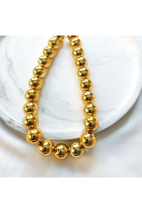 گردنبند استیل ( فولاد ) طلائی استیل (فولاد) Myore - کد 862340604