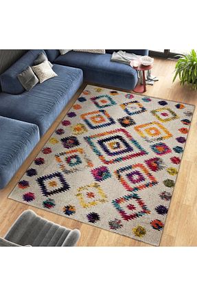فرش رنگی قابل شستشو Rugs Modern Halı - کد 862446503