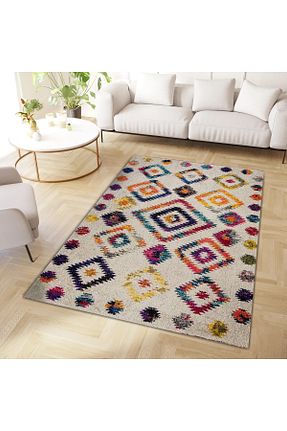 فرش رنگی قابل شستشو Rugs Modern Halı - کد 862446503