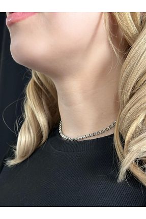 گردنبند استیل ( فولاد ) زنانه استیل (فولاد) SEVGİLİ TAKI - کد 881707944