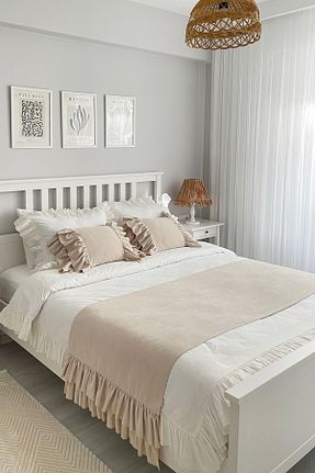 روتختی دونفره بژ 70 x 240 RİTMOHOME - کد 145224733