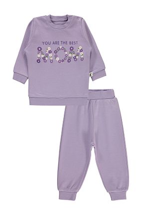 ست نوزادی بنفش بچه گانه پنبه ای Civil Baby - کد 739234481
