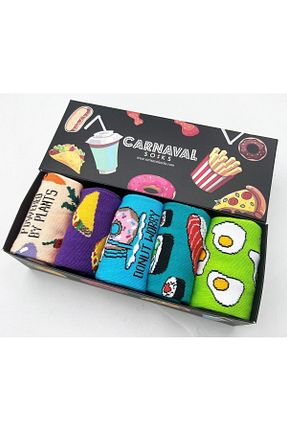جوراب رنگی زنانه پنبه ای CARNAVAL SOCKS - کد 743596937