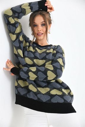 پلیور مشکی زنانه Kalp FTZ WOMEN - کد 366844972